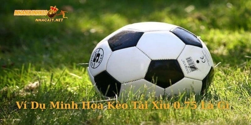 Ví dụ minh họa kèo tài xỉu 0.75 là gì