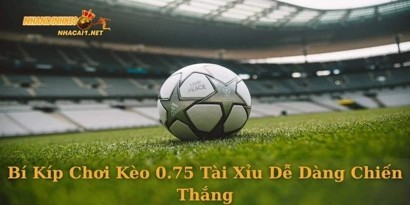 Bí kíp chơi kèo 0.75 tài xỉu dễ dàng chiến thắng