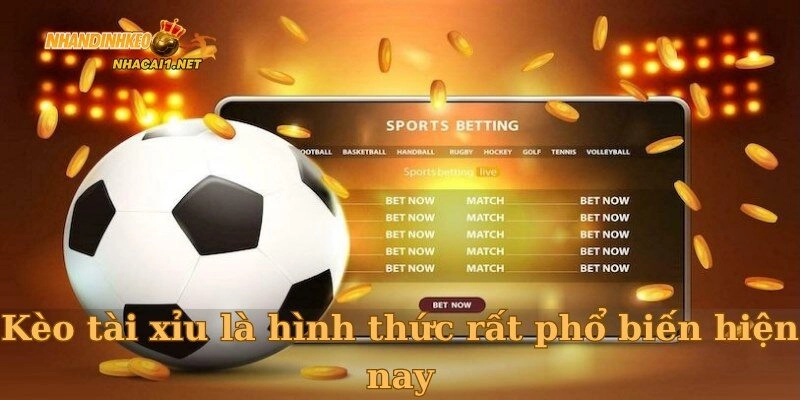 Kèo tài xỉu là hình thức rất phổ biến hiện nay