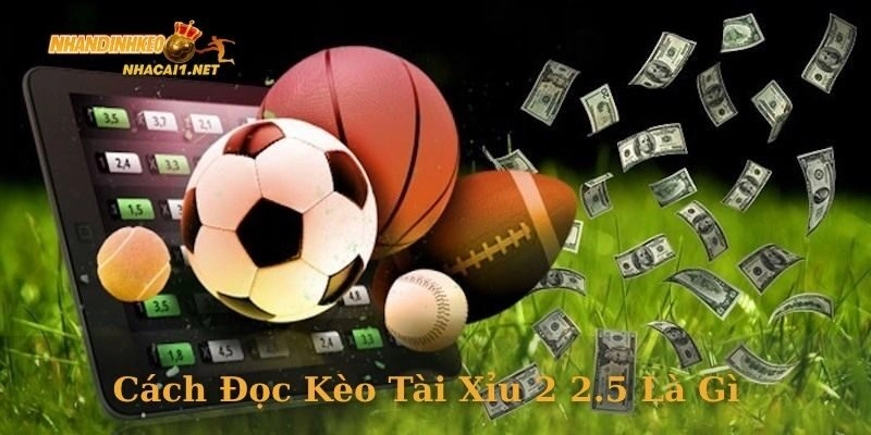 Cách đọc kèo tài xỉu 2 2.5 là gì