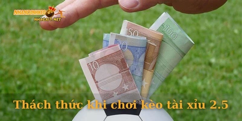 Thách thức khi mà chơi kèo tài xỉu 2.5