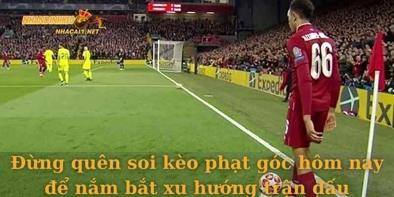 Đừng quên soi kèo phạt góc hôm nay để nắm bắt xu hướng trận đấu