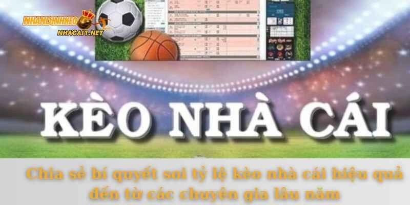 Chia sẻ bí quyết soi tỷ lệ kèo nhà cái hiệu quả đến từ các chuyên gia lâu năm